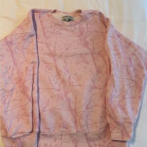 Dairy Boy bubblegum pink camo crewneck